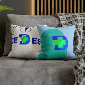 Faux Suede Square Pillow Case